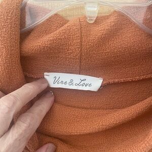 Chic Warm Rust Sweater